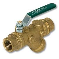 Zetco Series 1020 Isis WaterMarked DZR Brass Combined Ball Valve & Y Strainer