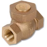 Zetco Series 1807 Bronze WaterMarked Union Bonnet Lift Check Stainless Steel Trim