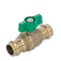 Zetco Series 6103 Zetco WaterMarked DZR Brass Press-fit x Press-fit T Handle