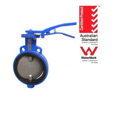 Resilient Seated Butterfly Valve Wafer DN50-DN300 AS4795.1 Model BF-W