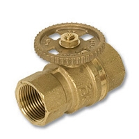 Series 1095 Zetco WaterMarked DZR Brass Ball Valve F&F DZR Brass Hand Wheel