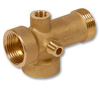 Series 1558 5 Way Brass Tee