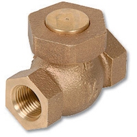 Series 1807 Bronze WaterMarked Union Bonnet Lift Check Stainless Steel Trim