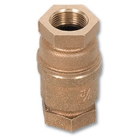 Series 1809 Zetco Bronze WaterMarked Vertical Lift Check