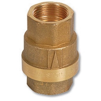 Series 1903 Valstop Brass Spring Check Valve Viton Seals