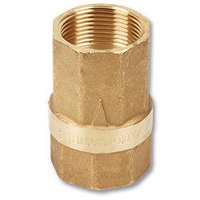Series 1907 Eurostop DZR Brass WaterMarked Spring Check Valve