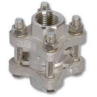 Series 4020 3-Piece Stainless Steel Spring Check Valve