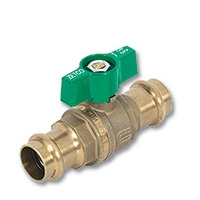 Series 6103 Zetco WaterMarked DZR Brass Press-fit x Press-fit T Handle